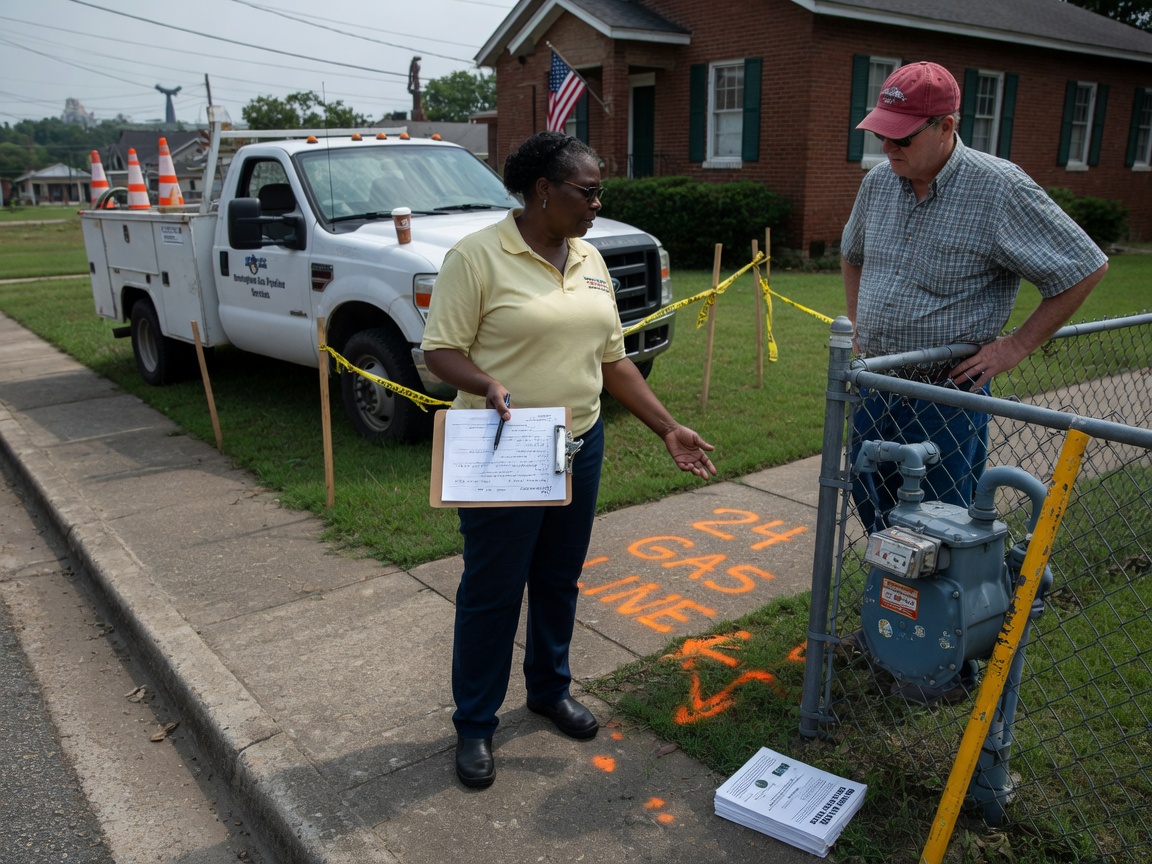 GAS PIPELINE in Fairfield, AL