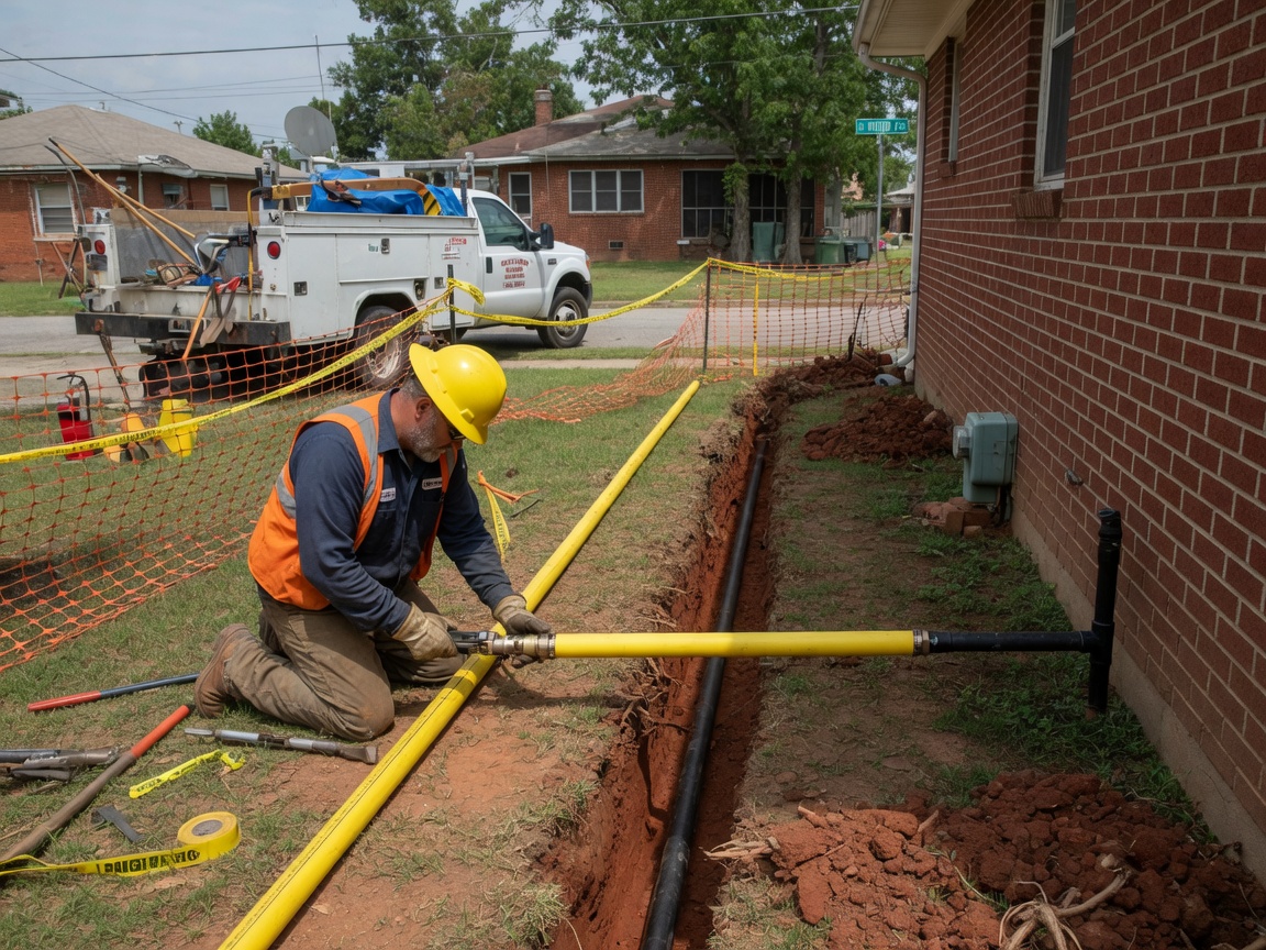 Residential Gas Line in Birmingham, AL
